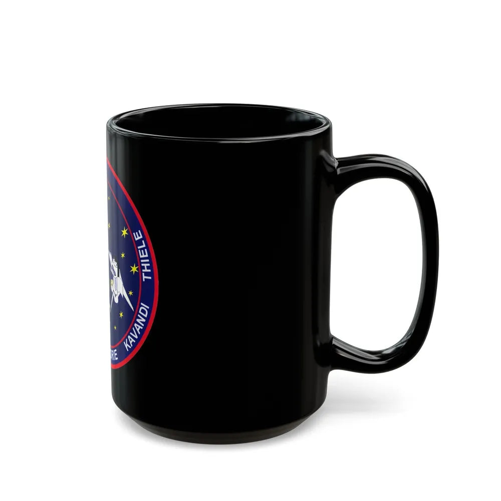 STS 99 (NASA) Black Coffee Mug-Go Mug Yourself