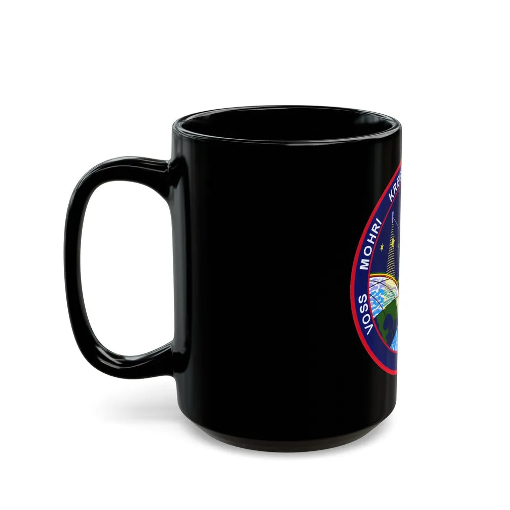 STS 99 (NASA) Black Coffee Mug-Go Mug Yourself