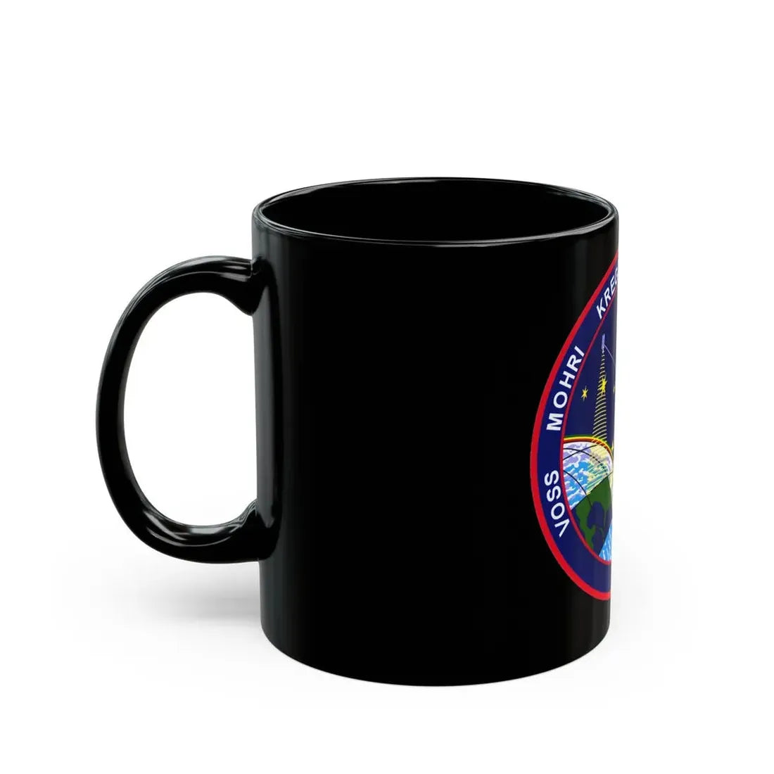 STS 99 (NASA) Black Coffee Mug - Go Mug Yourself
