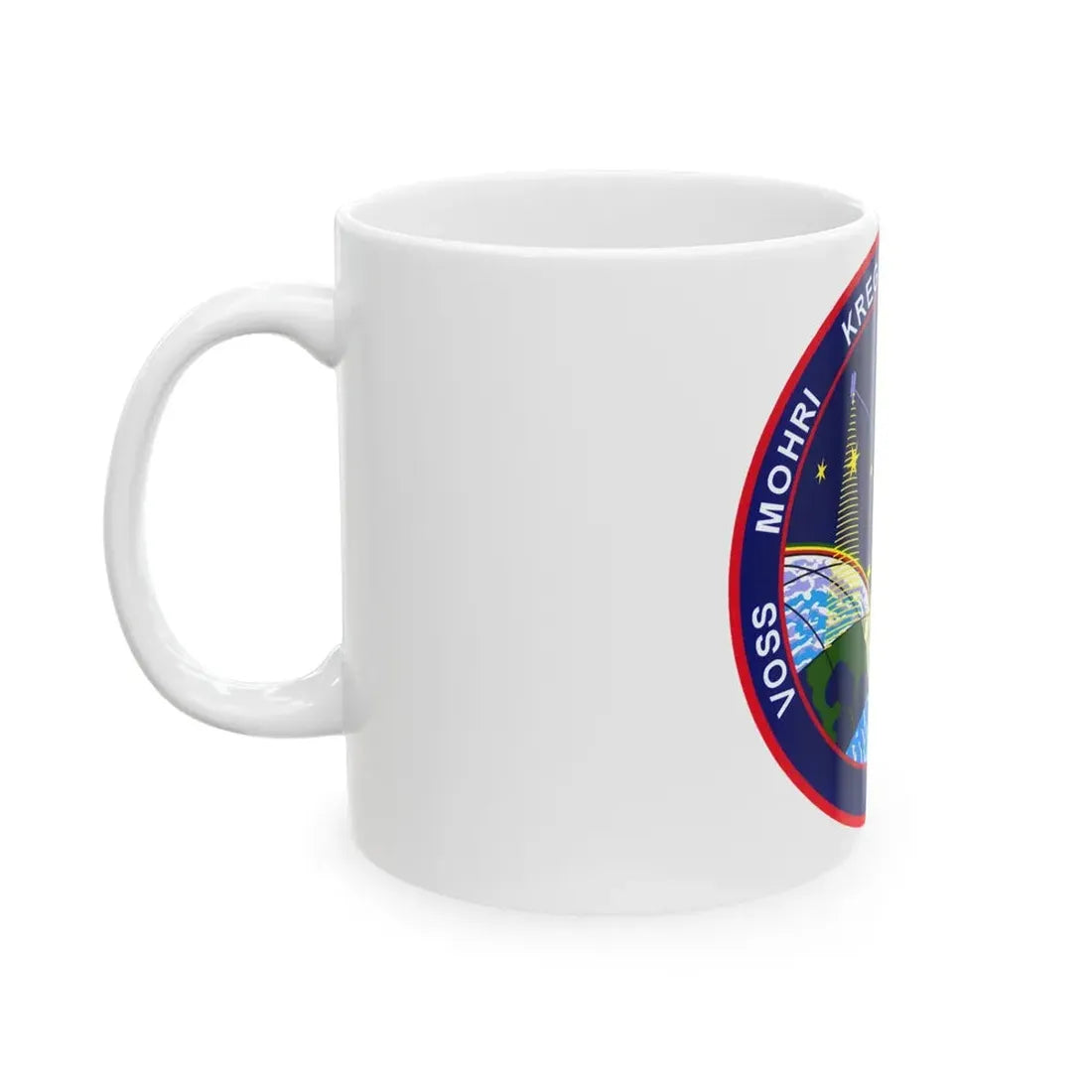 STS 99 (NASA) White Coffee Mug - Go Mug Yourself