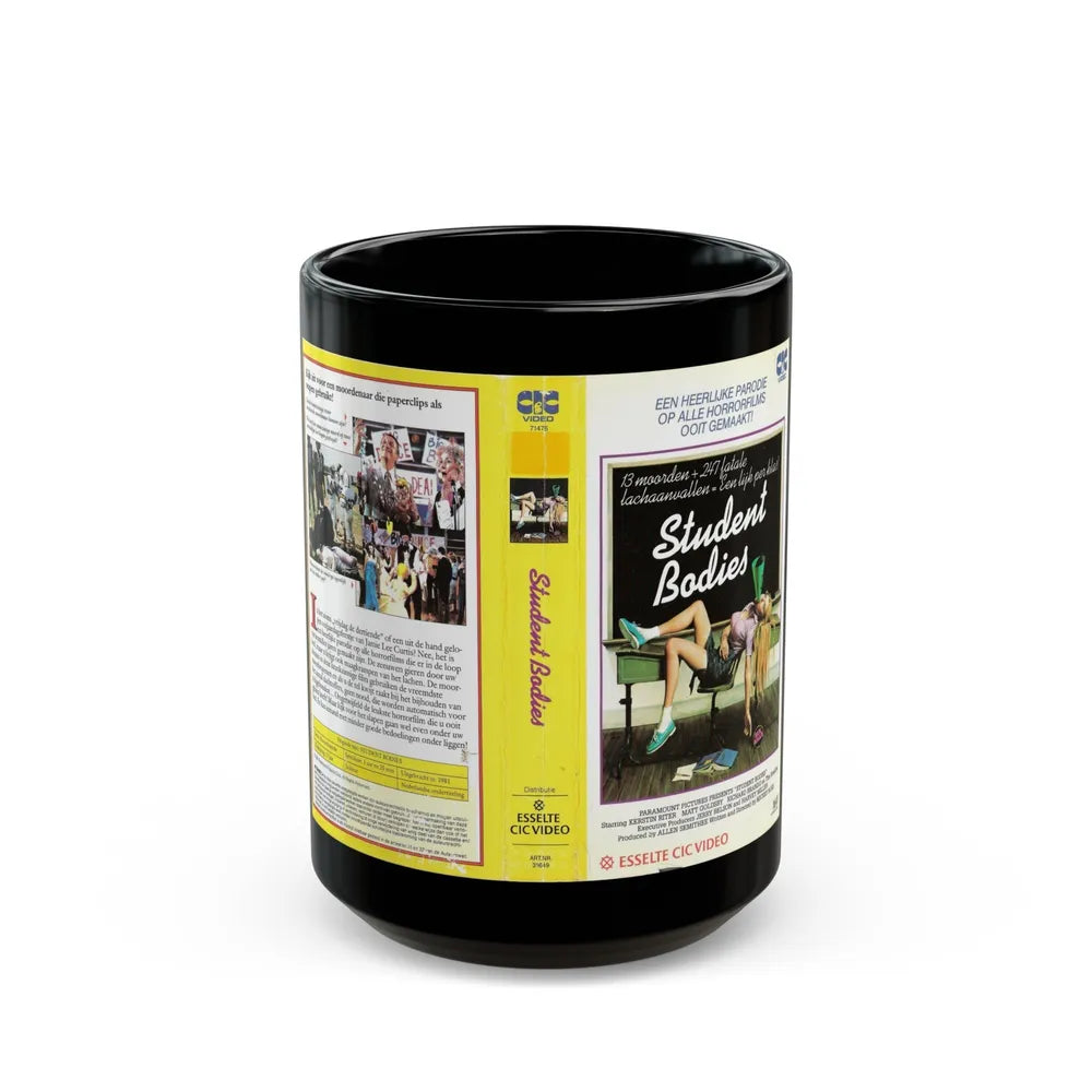 STUDENT BODIES (VHS COVER) - Black Coffee Mug-15oz-Go Mug Yourself