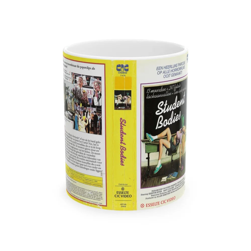 STUDENT BODIES (VHS COVER) - White Coffee Mug-11oz-Go Mug Yourself