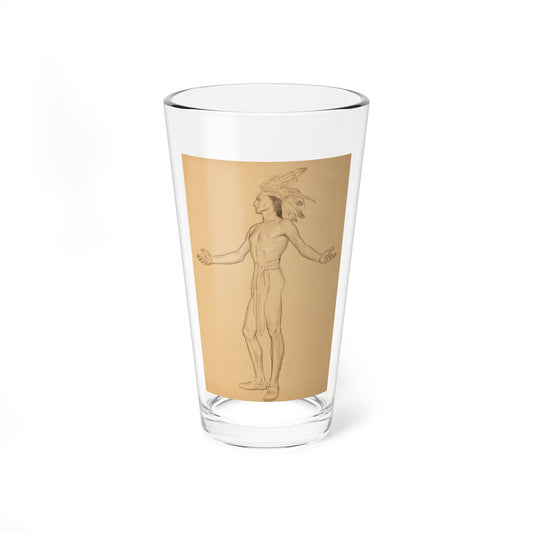 Study for Hovey murals, Dartmouth College (Magazine Illustration) Pint Glass 16oz-16oz-Go Mug Yourself