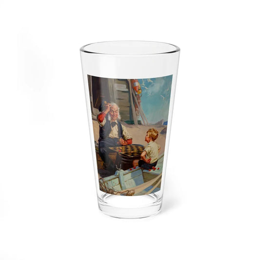 Stumped, by Gum (Magazine Illustration) Pint Glass 16oz-16oz-Go Mug Yourself