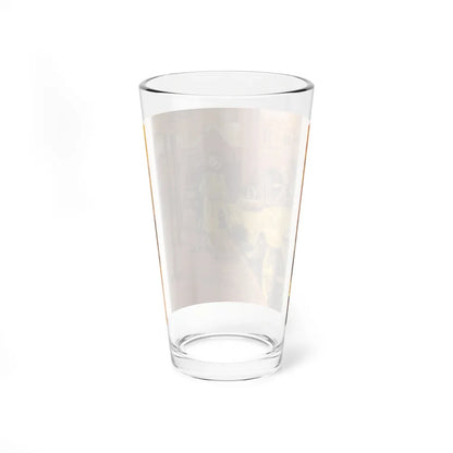 Stutz Bearcat Goes to College, Great Moments in Early American Motoring (Magazine Illustration) Pint Glass 16oz - Go Mug Yourself