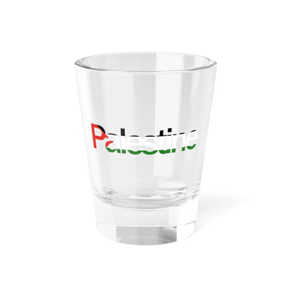 Stylised Palestine name text (Palestine) Shot Glass 1.5oz 1.5oz - Go Mug Yourself