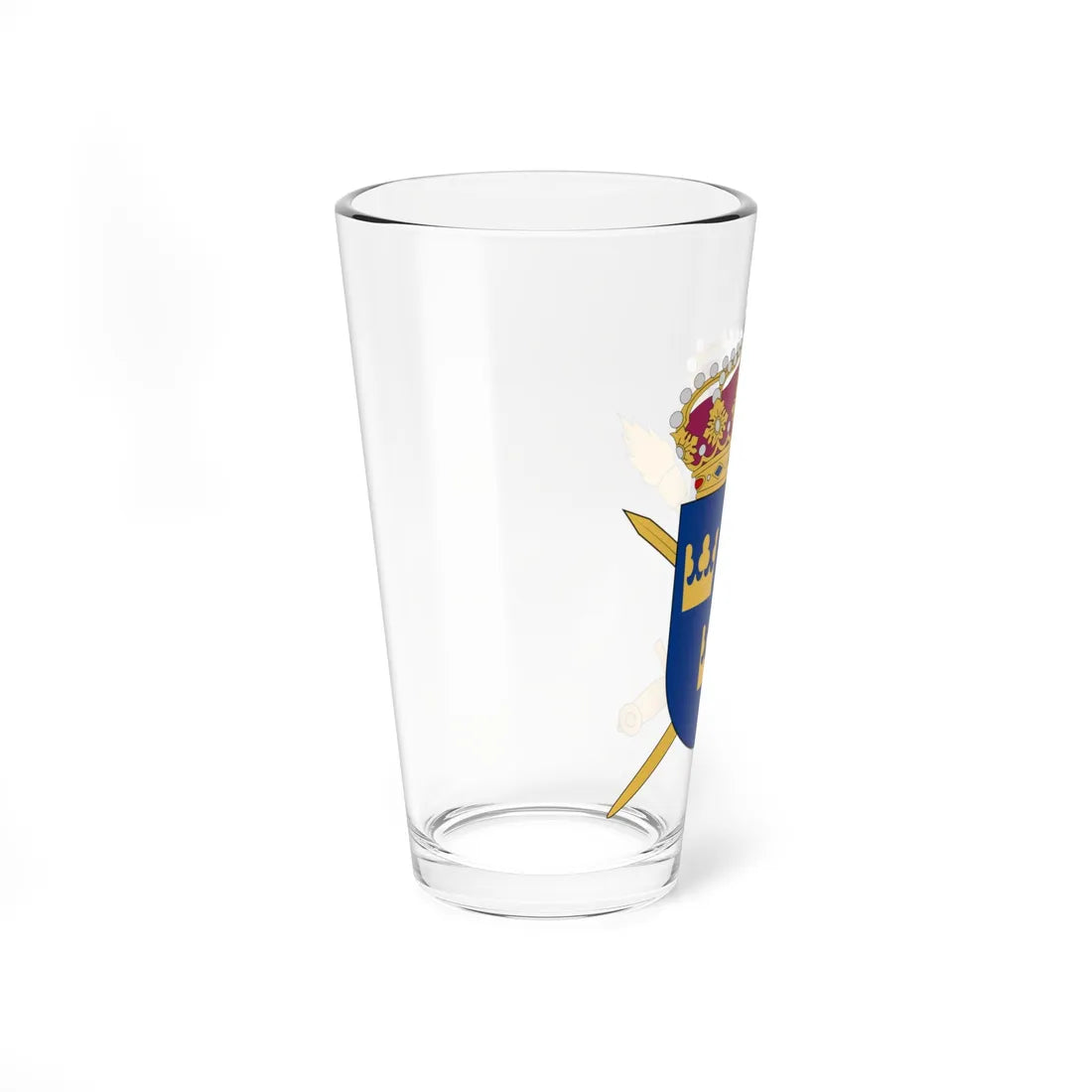 Styrelsen för psykologiskt försvar vapen (Sweden) (Coat of Arms) Pint Glass 16oz - Go Mug Yourself