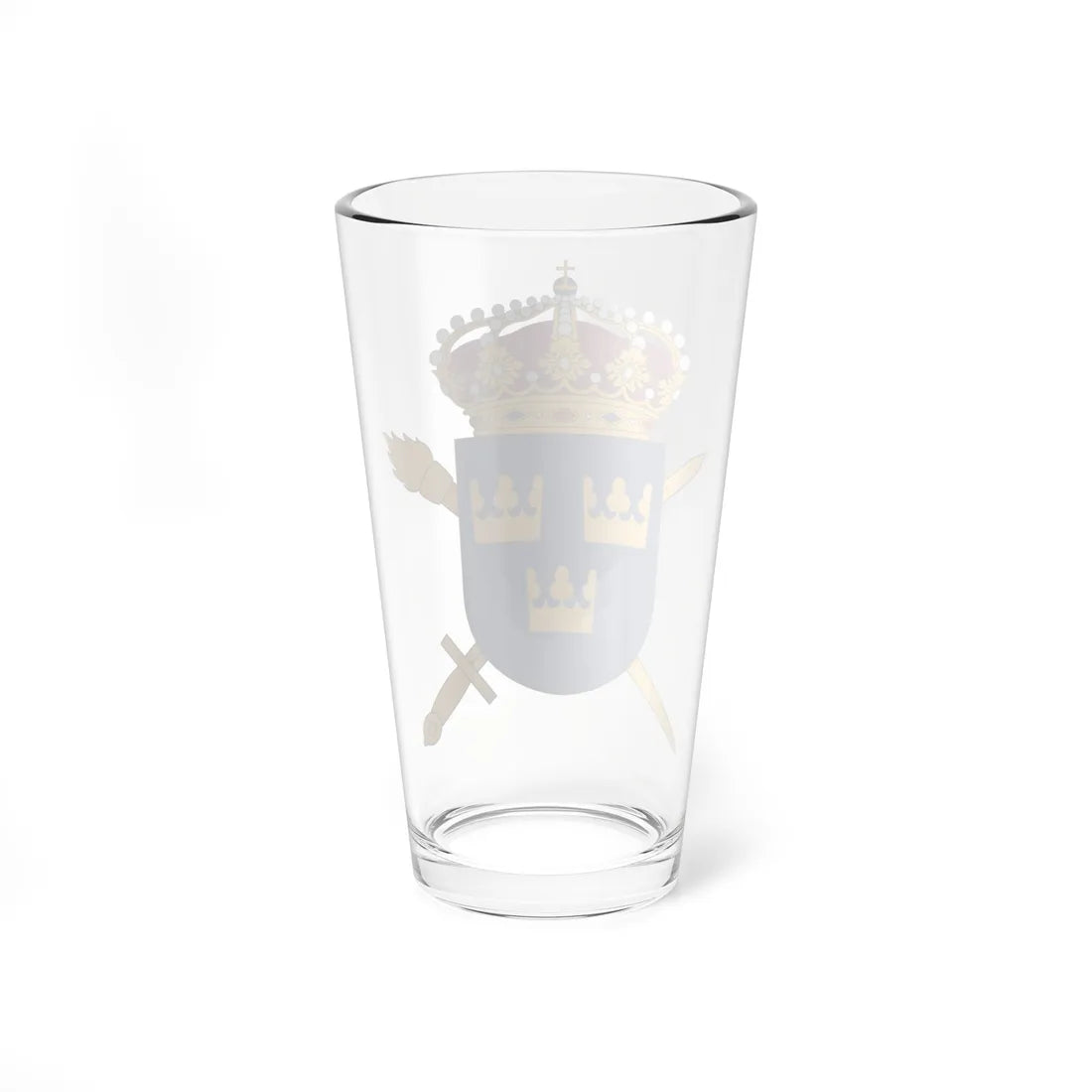 Styrelsen för psykologiskt försvar vapen (Sweden) (Coat of Arms) Pint Glass 16oz - Go Mug Yourself