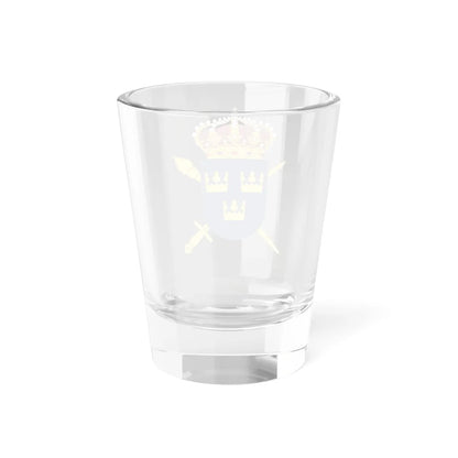 Styrelsen för psykologiskt försvar vapen (Sweden) (Coat of Arms) Shot Glass 1.5oz - Go Mug Yourself