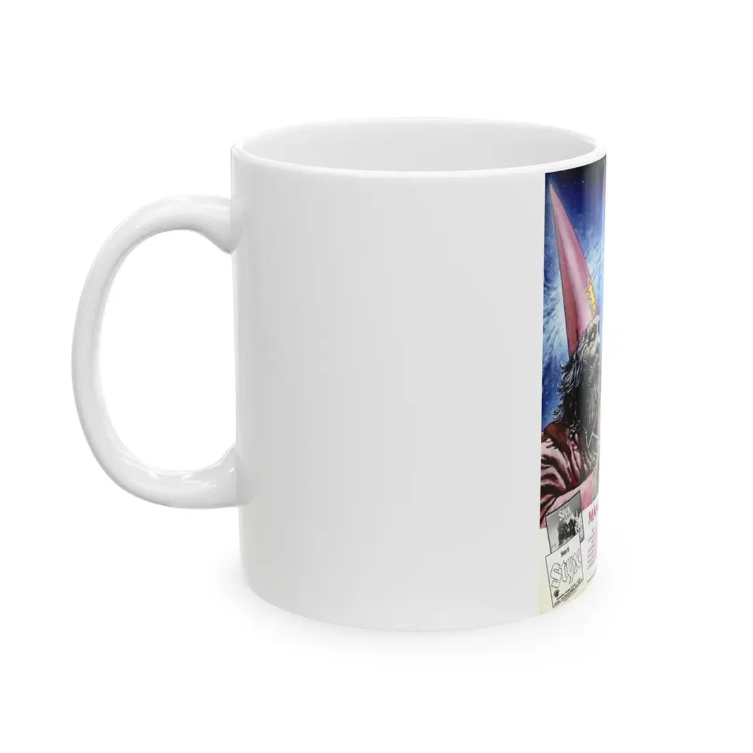 Styx 1974 (Music Poster) White Coffee Mug - Go Mug Yourself