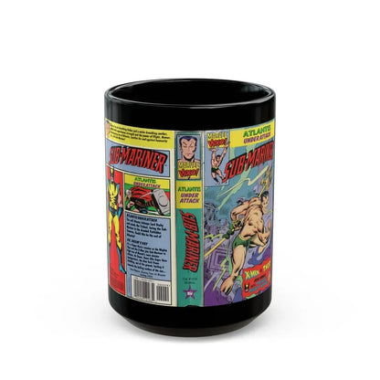 SUB MARINER ATLAS UNDER ATTACK (VHS COVER) - Black Coffee Mug 15oz - Go Mug Yourself
