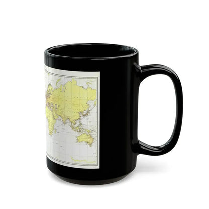Submarine Cables of the World (1896) (Map) Black Coffee Mug - Go Mug Yourself