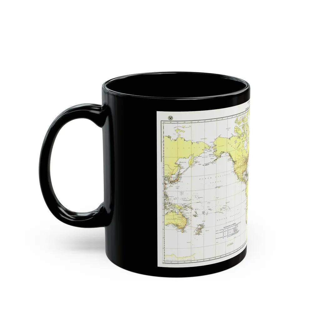 Submarine Cables of the World (1896) (Map) Black Coffee Mug-Go Mug Yourself