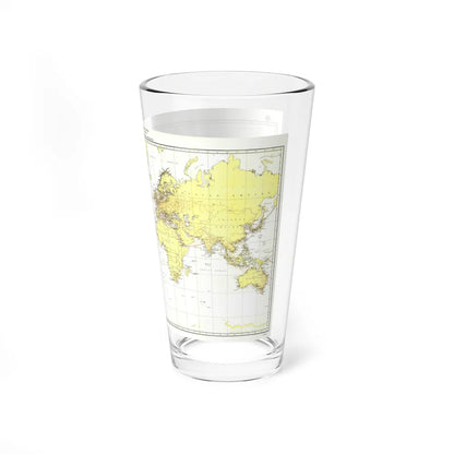 Submarine Cables of the World (1896) (Map) Pint Glass 16oz-Go Mug Yourself