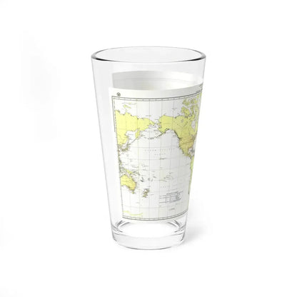 Submarine Cables of the World (1896) (Map) Pint Glass 16oz - Go Mug Yourself