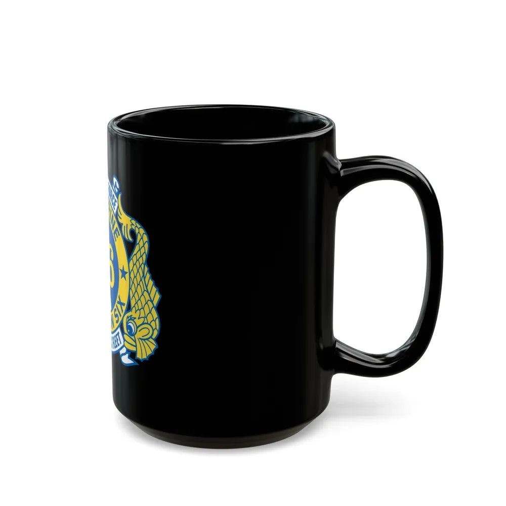 Submarine Force US Atlantic Fleet (U.S. Navy) Black Coffee Mug-Go Mug Yourself