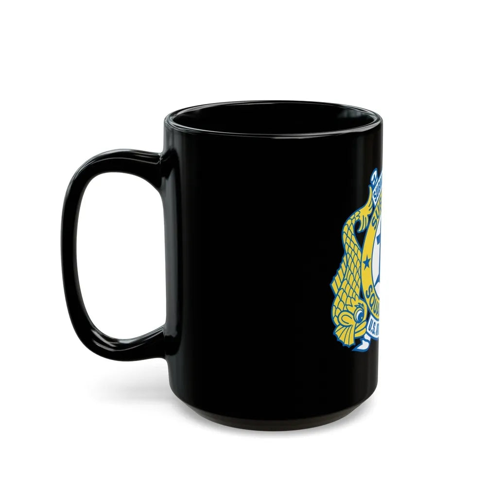 Submarine Force US Atlantic Fleet (U.S. Navy) Black Coffee Mug-Go Mug Yourself