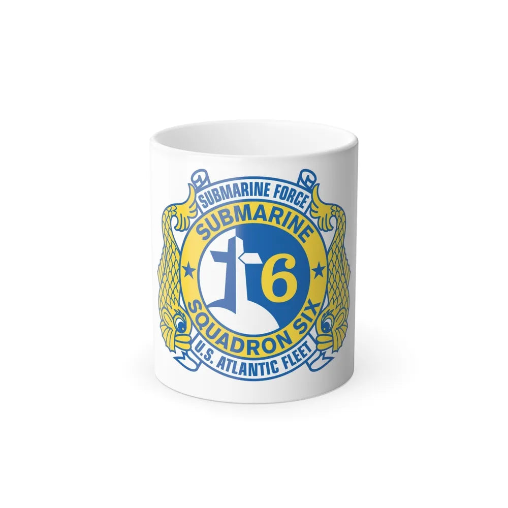 Submarine Force US Atlantic Fleet (U.S. Navy) Color Changing Mug 11oz-11oz-Go Mug Yourself