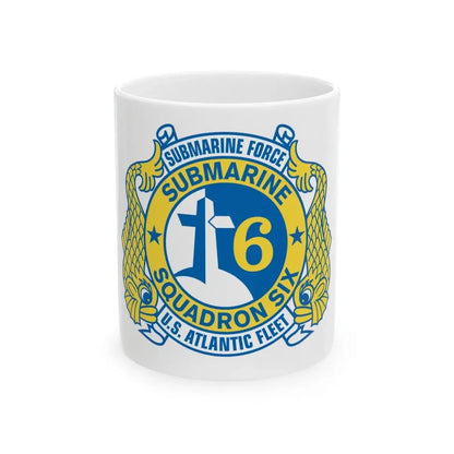 Submarine Force US Atlantic Fleet (U.S. Navy) White Coffee Mug 11oz - Go Mug Yourself