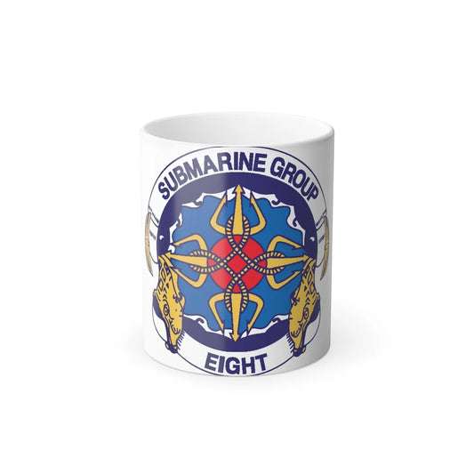 Submarine Group Eight (U.S. Navy) Color Changing Mug 11oz-11oz-Go Mug Yourself