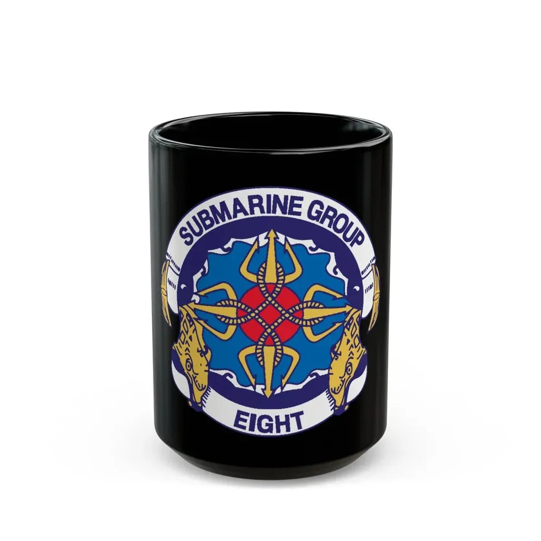 Submarine Group Eight (U.S. Navy) Black Coffee Mug - Go Mug Yourself