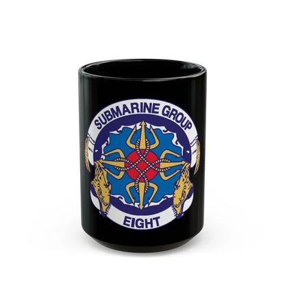 Submarine Group Eight (U.S. Navy) Black Coffee Mug - Go Mug Yourself