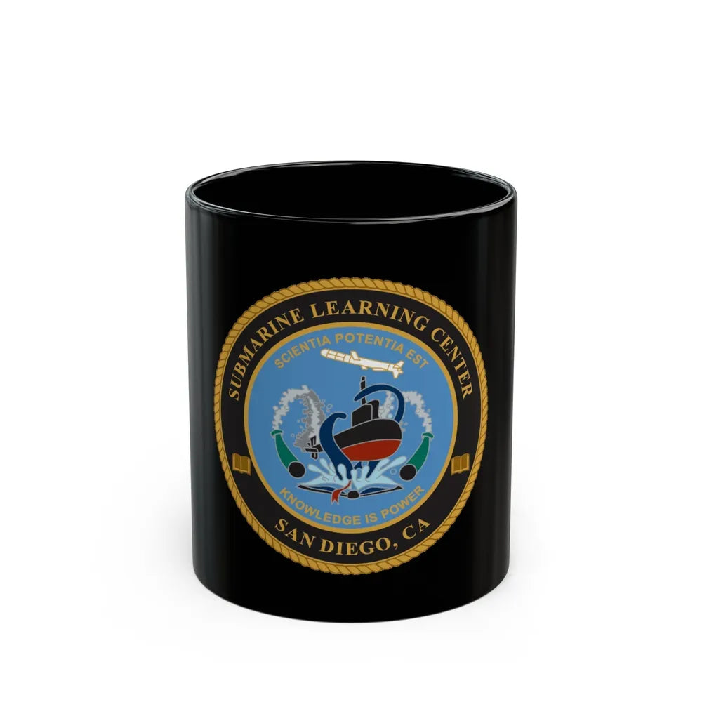 Submarine Learning Center San Diego (U.S. Navy) Black Coffee Mug-11oz-Go Mug Yourself