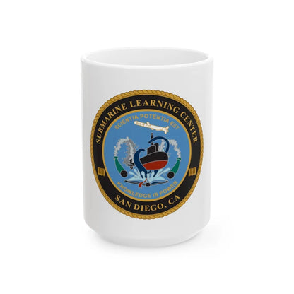 Submarine Learning Center San Diego (U.S. Navy) White Coffee Mug-15oz-Go Mug Yourself