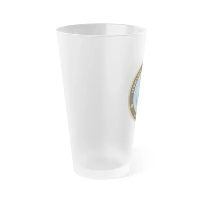 Submarine Learning Center San Diego (U.S. Navy) Frosted Pint Glass 16oz - Go Mug Yourself