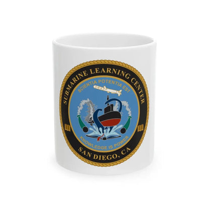 Submarine Learning Center San Diego (U.S. Navy) White Coffee Mug 11oz - Go Mug Yourself