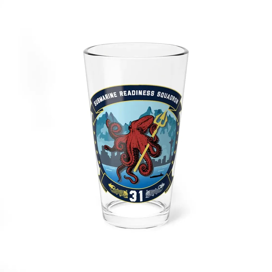 Submarine Readiness Squadron 31 (U.S. Navy) Pint Glass 16oz 16oz - Go Mug Yourself