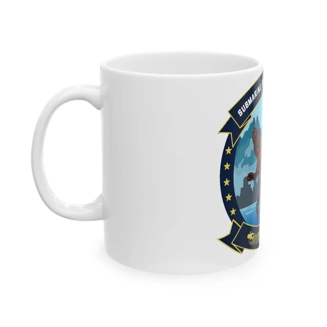 Submarine Readiness Squadron 31 (U.S. Navy) White Coffee Mug - Go Mug Yourself