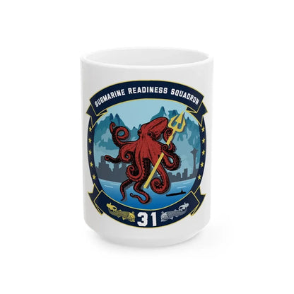 Submarine Readiness Squadron 31 (U.S. Navy) White Coffee Mug - Go Mug Yourself