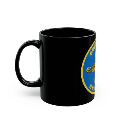 Submarine Squadron 1 (U.S. Navy) Black Coffee Mug-Go Mug Yourself