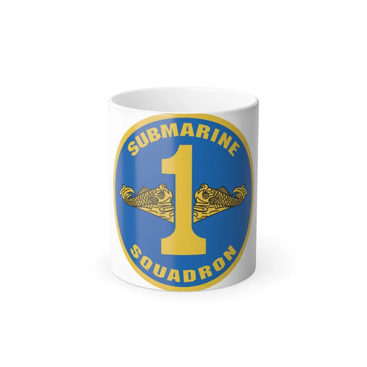 Submarine Squadron 1 (U.S. Navy) Color Changing Mug 11oz-11oz-Go Mug Yourself