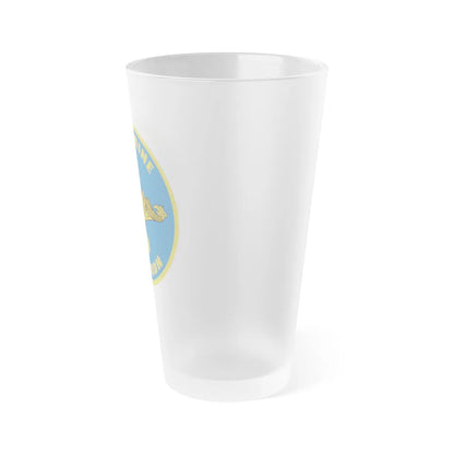 Submarine Squadron 1 (U.S. Navy) Frosted Pint Glass 16oz-Go Mug Yourself