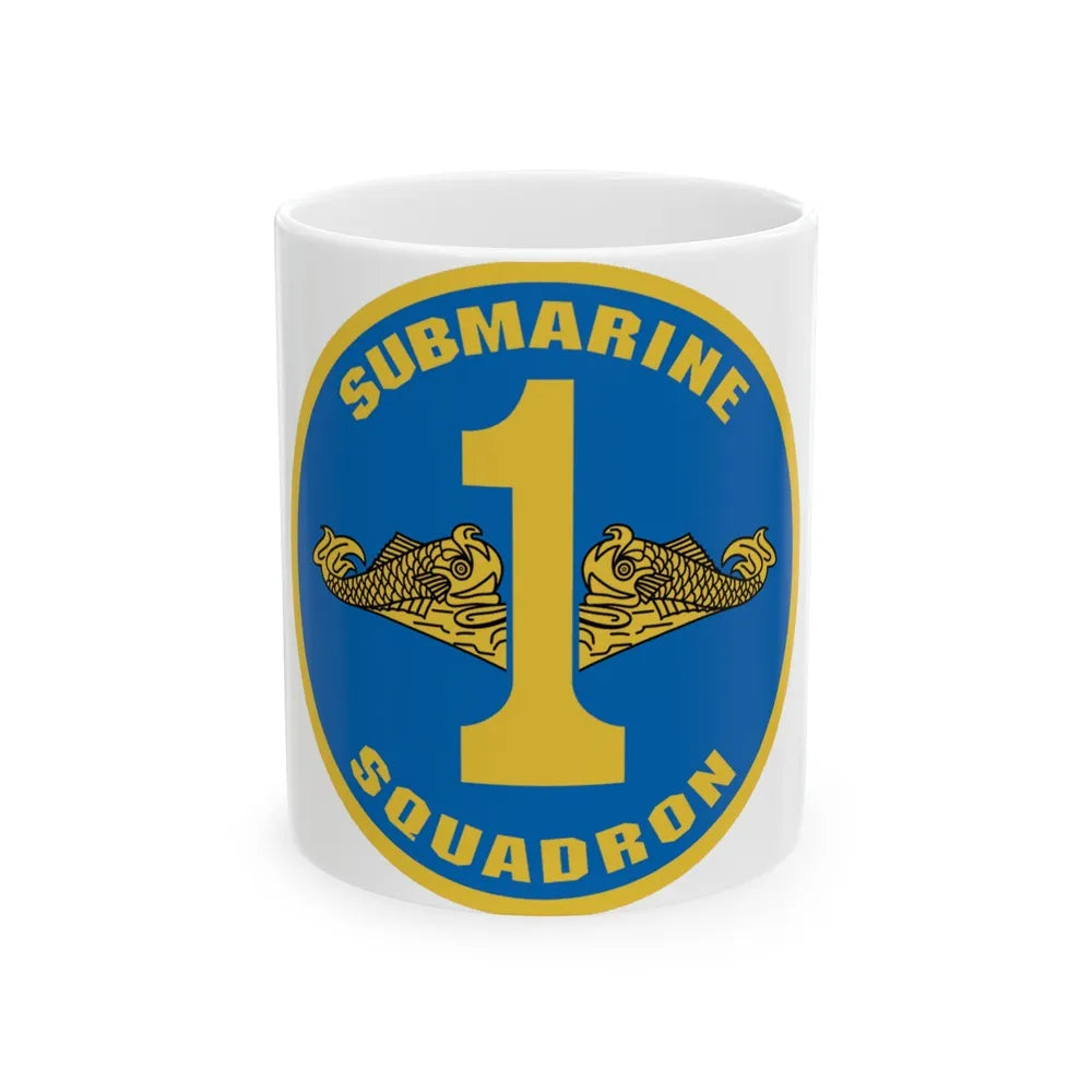 Submarine Squadron 1 (U.S. Navy) White Coffee Mug-11oz-Go Mug Yourself