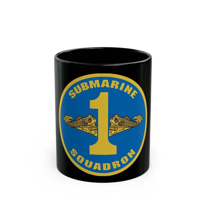 Submarine Squadron 1 (U.S. Navy) Black Coffee Mug 11oz - Go Mug Yourself