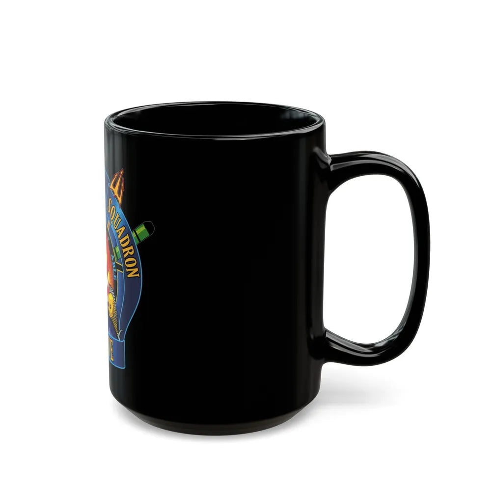 Submarine Squadron 12 (U.S. Navy) Black Coffee Mug-Go Mug Yourself