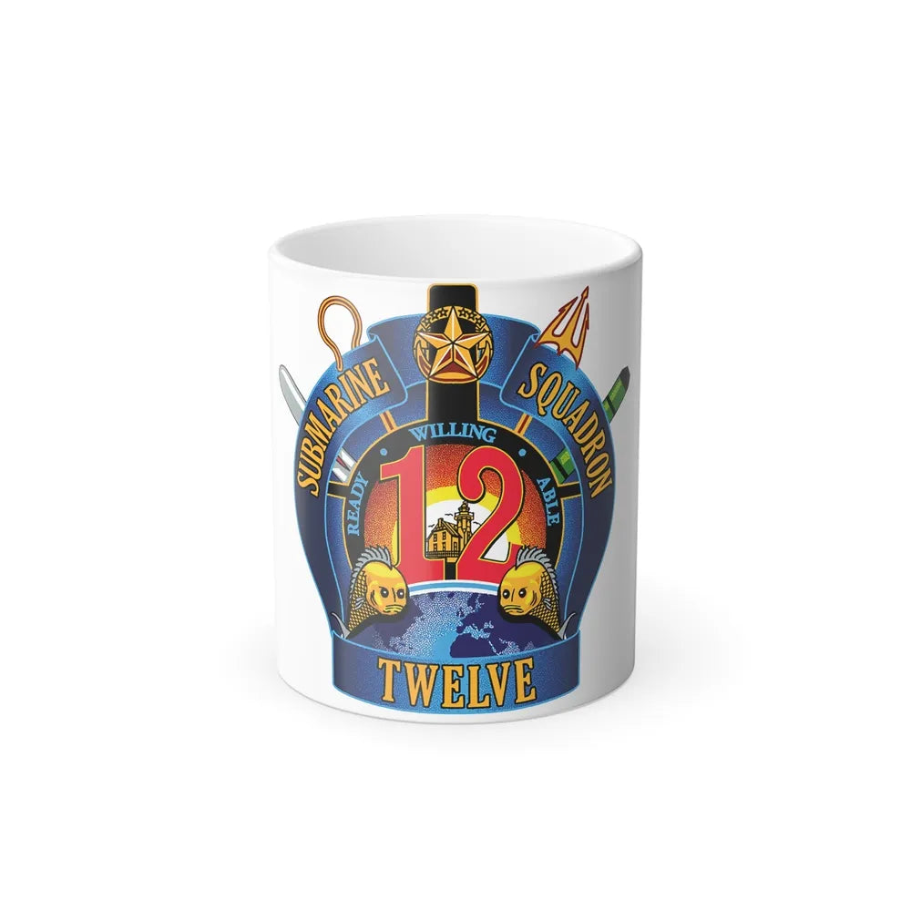 Submarine Squadron 12 (U.S. Navy) Color Changing Mug 11oz-11oz-Go Mug Yourself