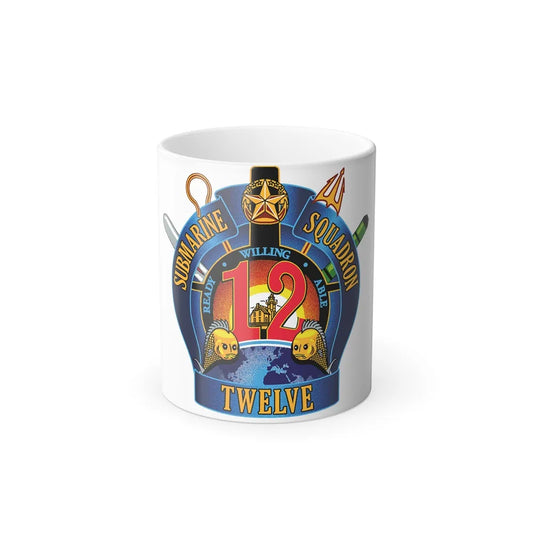 Submarine Squadron 12 (U.S. Navy) Color Changing Mug 11oz-11oz-Go Mug Yourself