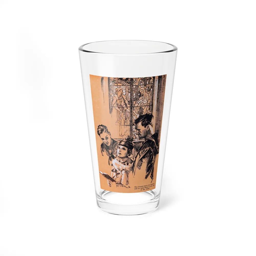 Submarine Sunk, Blue Book Magazine, December 1939 (Magazine Illustration) Pint Glass 16oz-16oz-Go Mug Yourself