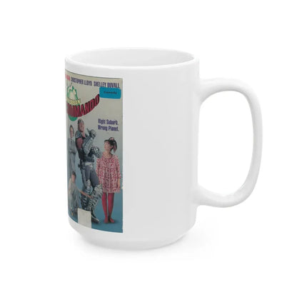 SUBURBAN COMMANDO HULK HOGAN (VHS COVER) - White Coffee Mug - Go Mug Yourself
