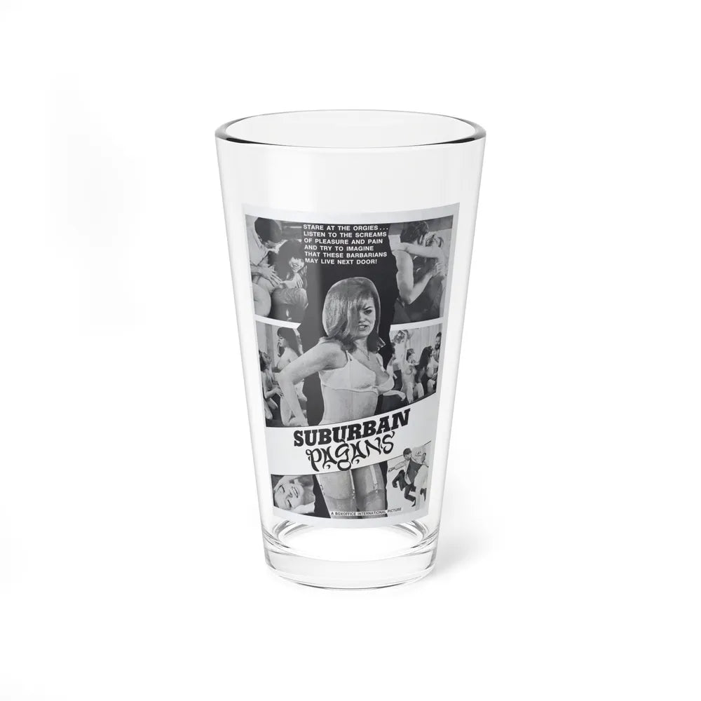 SUBURBAN PAGANS 1968 Movie Poster - Pint Glass 16oz-16oz-Go Mug Yourself