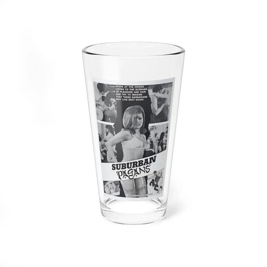 SUBURBAN PAGANS 1968 Movie Poster - Pint Glass 16oz 16oz - Go Mug Yourself