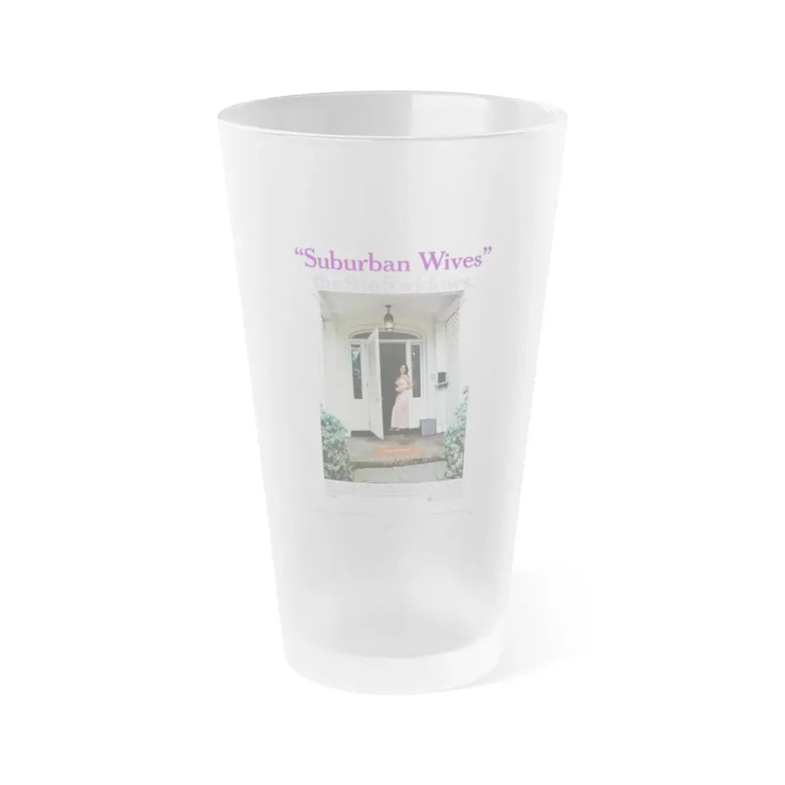SUBURBAN WIVES 1972 Movie Poster - Frosted Pint Glass 16oz Default Title - Go Mug Yourself