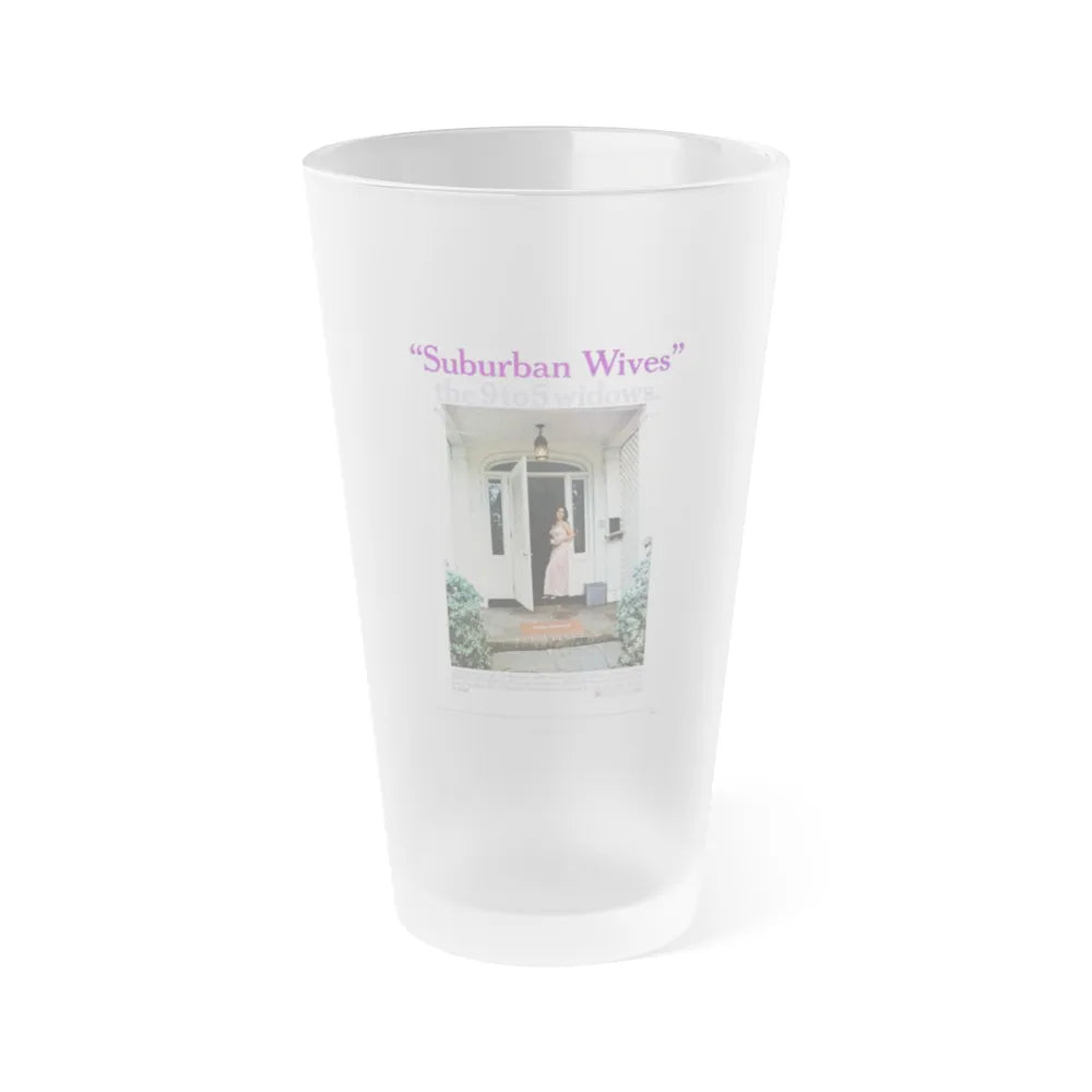 SUBURBAN WIVES 1972 Movie Poster - Frosted Pint Glass 16oz-Go Mug Yourself