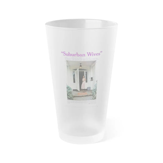 SUBURBAN WIVES 1972 Movie Poster - Frosted Pint Glass 16oz-Go Mug Yourself