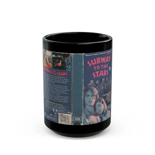 SUBWAY TO THE STARS (VHS COVER) - Black Coffee Mug 15oz - Go Mug Yourself