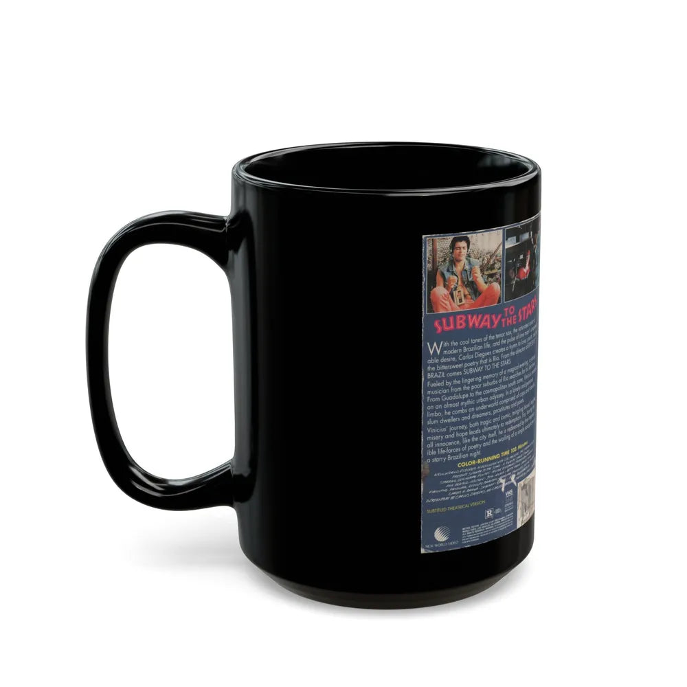 SUBWAY TO THE STARS (VHS COVER) - Black Coffee Mug-Go Mug Yourself